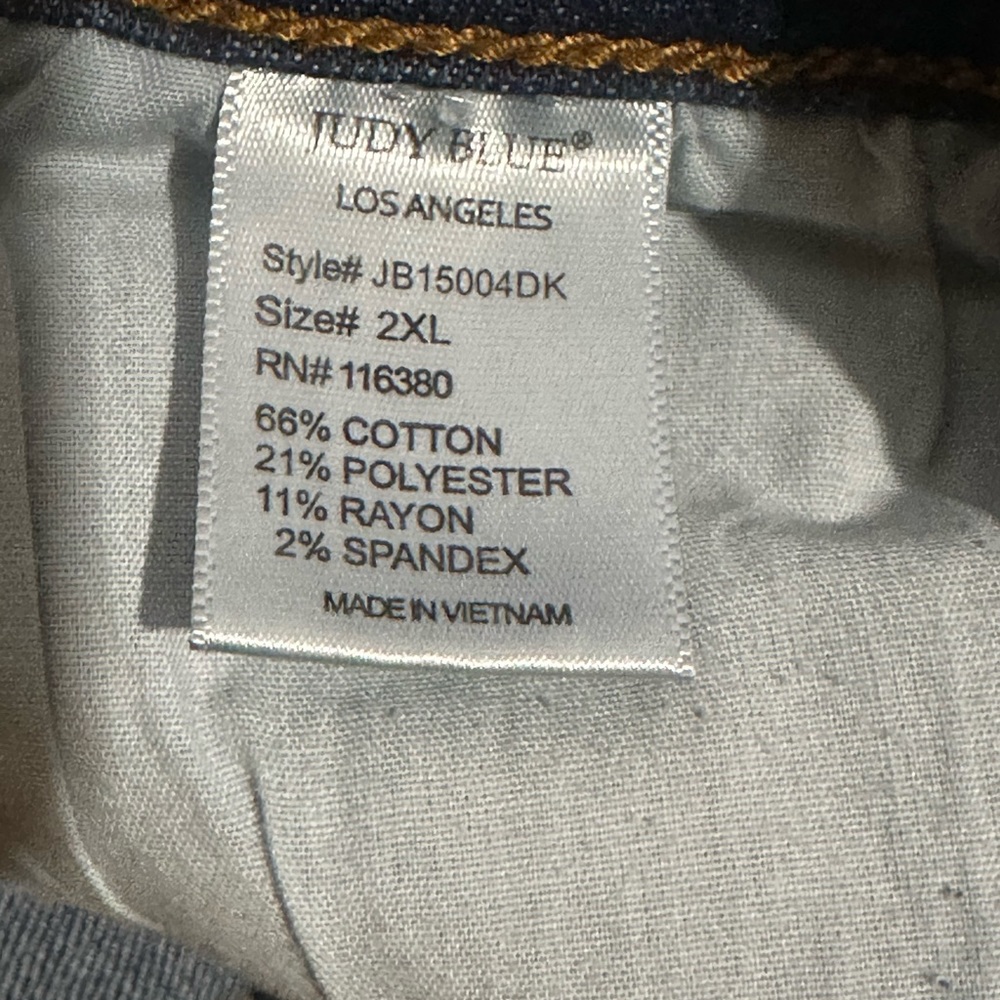 Judy Blue jean shorts sz 2X - Picture 5 of 5